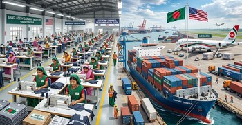 যুক্তরাষ্ট্রের বাজারে বাংলাদেশের পোশাক রপ্তানি দ্বিমুখী চাপে