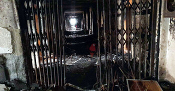 Devastating fire destroys 4 floors of Secretariat building no 7