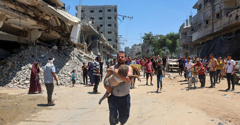 5 children among 49 killed as Israel bombs Gaza’s ‘safe zone’