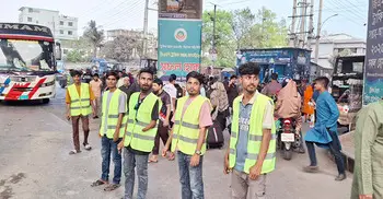 ঈদযাত্রা নির্বিঘ্ন করতে গাজীপুরের সড়কে থাকবে শতাধিক স্বেচ্ছাসেবক