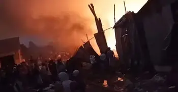 গাজীপুরে ঝুট গুদামে ভয়াবহ আগুন