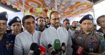 সড়ক পরিস্থিতি দেখতে গাজীপুরে প্রতিমন্ত্রী টুকু