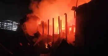গাজীপুরে বস্তিতে অগ্নিকাণ্ড, পুড়েছে ৫০ ঘর