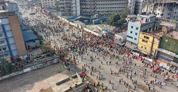 ৪ ঘণ্টা পর ঢাকা-ময়মনসিংহ মহাসড়কে যান চলাচল স্বাভাবিক
