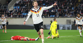 জোড়া গোলে জার্মানিকে শীর্ষে তুললেন ওল্টামেড