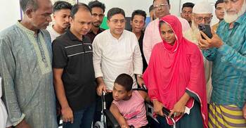 তারেক রহমানের উপহার পেল নেত্রকোনার শিশু রিফাত