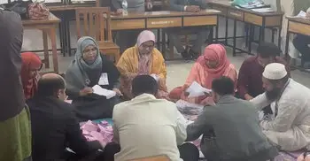 ভোটগ্রহণ শেষে চলছে গণনা
