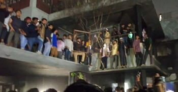 Vandalism at Bangabandhu Memorial Museum