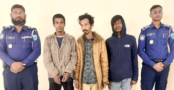 চুরির অভিযোগে তিনজন আটক, ব্রিটিশ পাসপোর্ট-স্বর্ণালংকার উদ্ধার