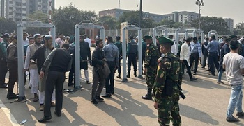 ওসমান হাদির জানাজায় তিন স্তরে নিরাপত্তা তল্লাশি