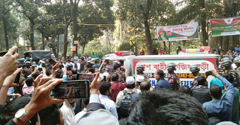 ওসমান হাদির মরদেহ সোহরাওয়ার্দী মেডিকেলে