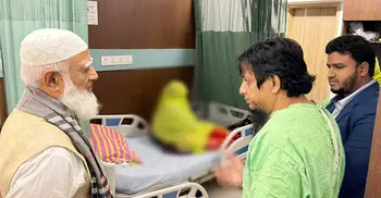 ওসমান হাদির অসুস্থ মাকে দেখতে হাসপাতালে জামায়াত আমির