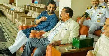 বাংলাদেশ-পাকিস্তান টেস্ট দেখতে শেরে বাংলায় জাতীয় সংসদের স্পিকার