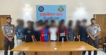 হাজারীবাগে পুলিশের বিশেষ অভিযানে ২৮ ‘অপরাধী’ গ্রেফতার