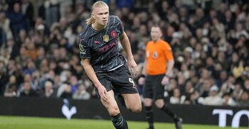 Haaland double puts Man City on brink of Premier League history