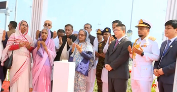 PM opens Bangabandhu tunnel in Chattogram