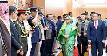 PM off to Saudi Arabia to join Int’l Conference on Women in Islam