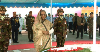 PM, new cabinet pay homage to Bangabandhu in Tungipara