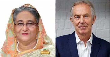 Tony Blair congratulates Sheikh Hasina on her reelection as PM