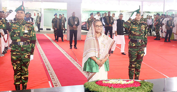 PM pays homage to Bangabandhu on Mujibnagar Day