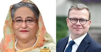 Finland PM greets Sheikh Hasina on reelection as PM