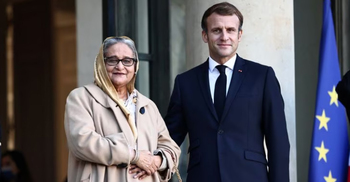 French President Macron to reach Dhaka this evening