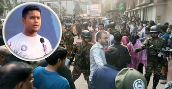 ওসমান হাদিকে দেখতে ঢামেকে হাসনাত