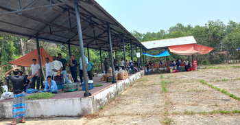 ৩ বছর পর চালু হলো ছাগলনাইয়া-শ্রীনগর সীমান্ত হাট