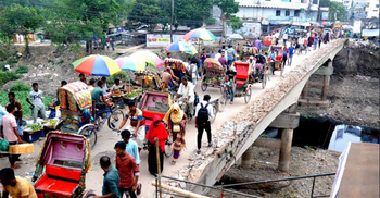 হাতিরঝিলের আদলে সেতু হচ্ছে বগুড়ায়