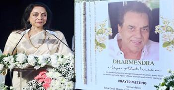 ধর্মেন্দ্রর স্মরণসভা নিয়ে বিতর্কে মুখ খুললেন হেমা মালিনী