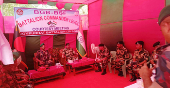 হিলি সীমান্তে বিজিবি-বিএসএফ বৈঠক