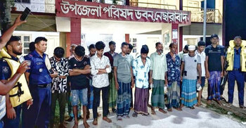 পিরোজপুরে ইলিশ সংরক্ষণ অভিযানের শেষ দিনে ২০ জেলে আটক