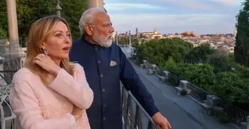 রোমে মোদী ও মেলোনিয়ার একান্ত মুহূর্তের ছবি প্রকাশ