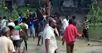 হবিগঞ্জে আধিপত্য বিস্তার নিয়ে দুই পক্ষের সংঘর্ষ, ঘরবাড়ি ভাঙচুর