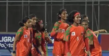 সিঙ্গাপুরকে হারিয়ে ফাইনালে বাংলাদেশের মেয়েরা