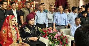 আন্দালিব পার্থর মেয়ের বিয়েতে প্রধানমন্ত্রী
