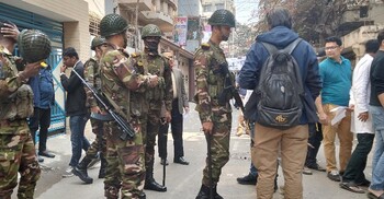 রাজধানীজুড়ে কড়া পাহারায় চলছে ভোট