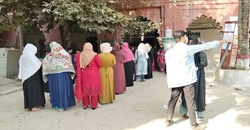 যেমন ছিল নারী ভোটার কেন্দ্র দুটি