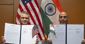 যুক্তরাষ্ট্র ও ভারতের মধ্যে ১০ বছর মেয়াদি প্রতিরক্ষা চুক্তি