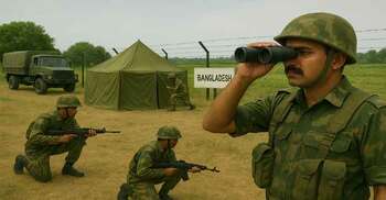 বাংলাদেশ সীমান্তের পাশে তিন সেনা ঘাঁটি স্থাপন করেছে ভারত
