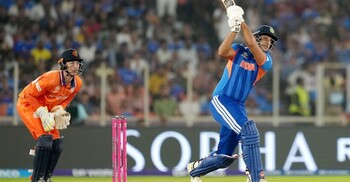 দুবে-হার্দিকের ঝড়ে ১৯৩ রানের পুঁজি ভারতের