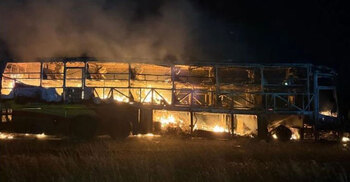 20 killed as bus catches fire in India