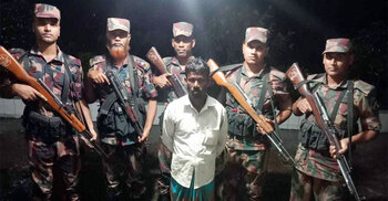 Indian citizen detained for trespassing in Kurigram