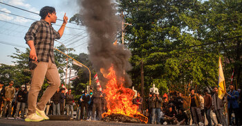 Around 600 still detained after deadly Indonesia protests