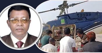 হামলায় গুরুতর আহত বিএনপি নেতাকে নেওয়া হলো ঢাকায়