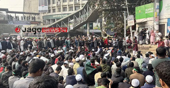 Inqilab Mancha stage protests demanding justice for Hadi