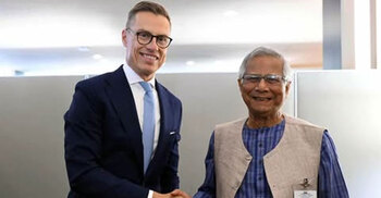 ফিনল্যান্ডের প্রেসিডেন্টের সঙ্গে প্রধান উপদেষ্টার বৈঠক