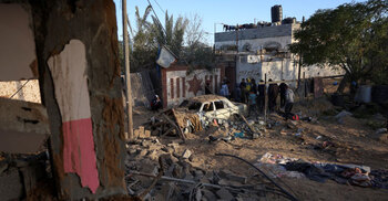 Gaza rescuers say 20 killed in Israeli strikes on Khan Yunis