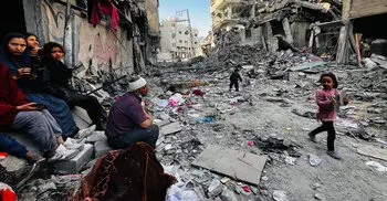 Israeli strikes kill 58 in Gaza, hit flour trucks