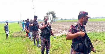 ঝিনাইদহ সীমান্তে একাধিক পুশ-ইন চেষ্টা ঠেকিয়ে দিয়েছে বিজিবি-এলাকাবাসী